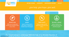 Desktop Screenshot of givecf.org